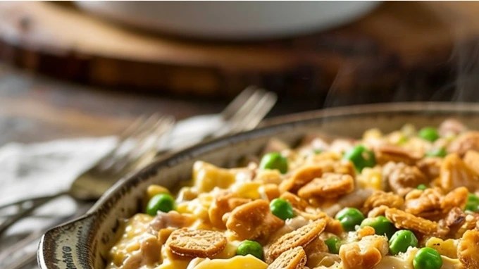 Fideos a la cazuela con pollo