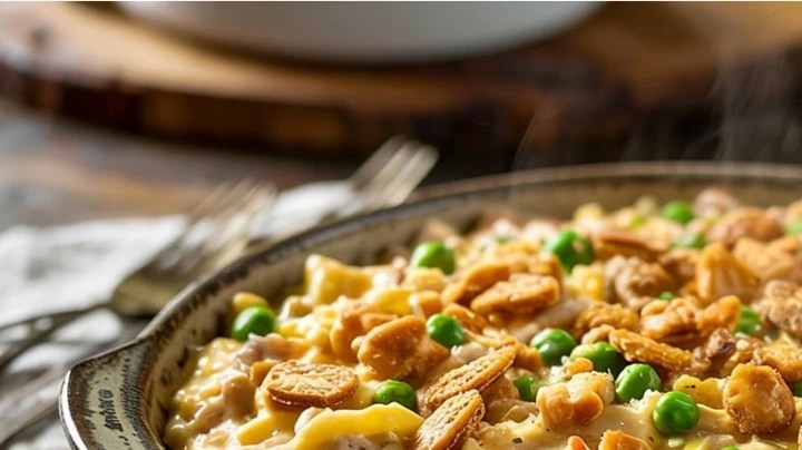 Fideos a la cazuela con pollo