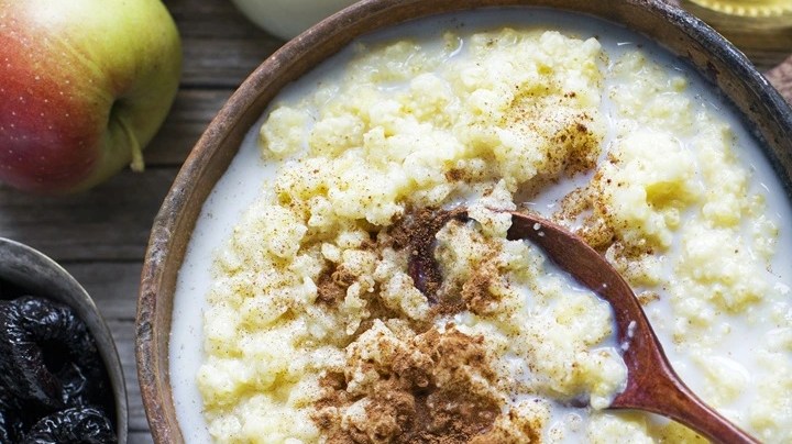 Gachas de mijo con leche