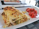 Lasaña de verduras y setas