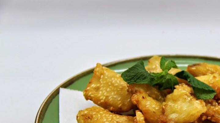 Buñuelos de sésamo