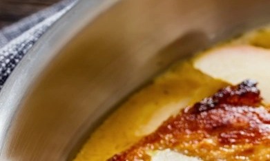 chuletas de cerdo con salsa de manzana