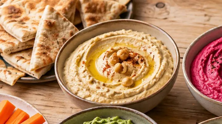 Dips caseros para picar y compartir
