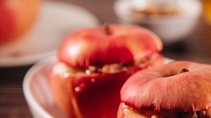 manzanas rellenas al horno