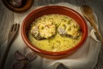 merluza en salsa de puerros