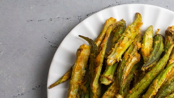 okra frita