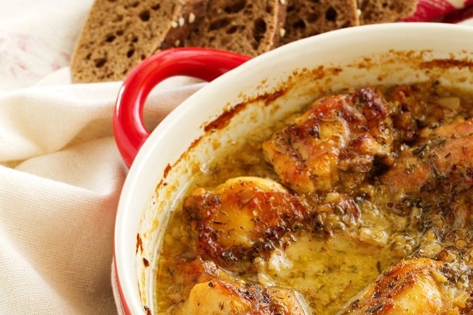 pollo a la sidra