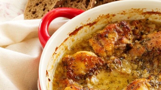pollo a la sidra