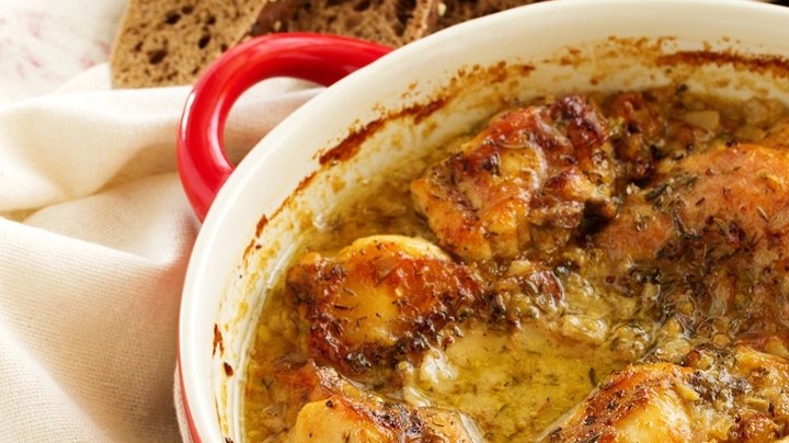 pollo a la sidra