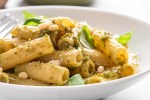 pasta al pesto de calabaza