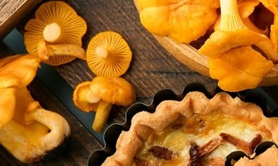 Pastel de patata y setas