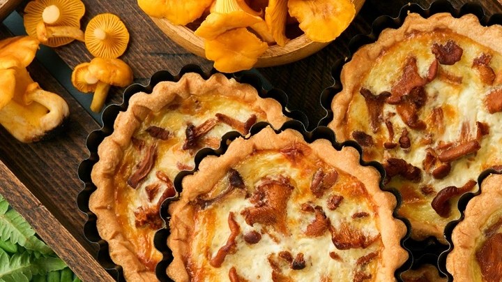 Pastel de patata y setas